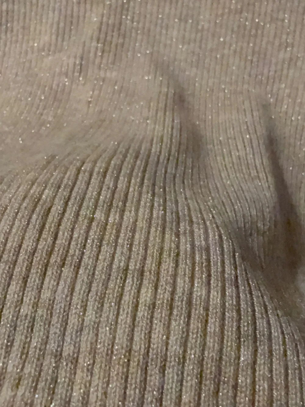 Polo Ralph Lauren Beige Ribbed V-Neck Button Vest - Size M (Fits Small)